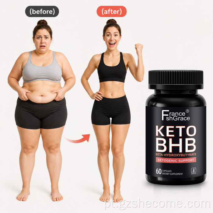 OEM Shecome Keto cápsulas para perda de peso Keto BHB